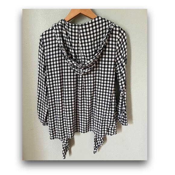 Roxy • open front hoodie shirt • M - Picture 3 of 4